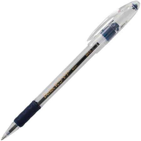 UPC: 0072512070543 | Pentel RSVP Ballpoint Pen  (1.0mm) Medium Line  Blue Ink