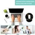 thumbnail image 5 of LQCrafK Mouse Pad with Wrist Support, Ergonomic Mouse Pad with Memory Foam Wrist Rest Cushion, Non-Slip Rubber Base Gaming Mice Pad for Home Office Computer Laptop, Flowers, 5 of 14