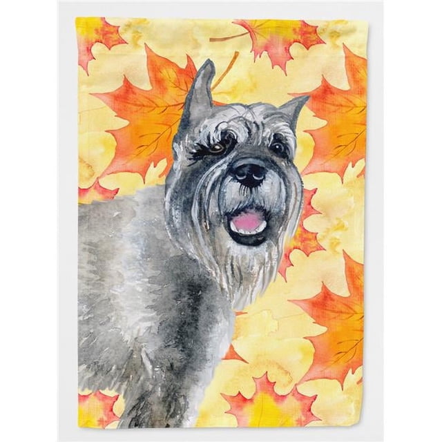 Carolines Treasures BB9923GF Schnauzer Drapeau d'Automne - Taille Jardin