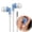Sky Blue, variant on Colorful In-Ear Wired Earphones, 3.5mm Noise Cancelling Earbuds for Phones, Tablets, and Music Listening