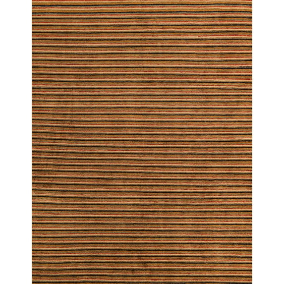 Ahgly Company Indoor Rectangle Abstract Chocolate Brown Abstract Area Rugs, 5' x 8'