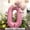 Pink number 0 with bow design, variant on 40 Inch Pink Bow Number Balloons Foil Helium Digital Balloons Birthday Party Decor Supplies 5pcs