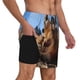 thumbnail image 2 of Balery Close-Up Curious Squirrel Bañador para hombre, shorts de playa de secado rápido con entrepierna y forro de compresión-3X-Large, 2 of 6