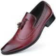 thumbnail image 2 of Mio Marino Men’s Leather Tassel Dress Shoes, 2 of 6