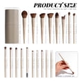 thumbnail image 3 of Set de brochas de maquillaje BS-MALL de 18 piezas sintéticas con estuche, 3 of 9