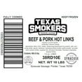 Texas Smokers Red Hot Link, 10 Pound
