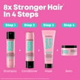 thumbnail image 2 of Matrix Shampooing Bonding, Shampooing Instacure Build-A-Bond Mighty Bonds, Formule Professionnelle, Réparateur, pour Cheveux Abîmés, Acide Citrique et Squalane, Fortifie, Adoucit et Lisse, 1000 ml, 2 of 6