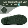 thumbnail image 7 of Kushyshoo Kids Rubber Rain Boots Dark Green Matte Boots with Handles 1M, 7 of 7