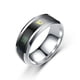 thumbnail image 1 of Anillos inteligentes sensibles a la temperatura para hombres y mujeres, joyería impermeable, acero de titanio, sensación de emoción del estado de ánimo, 1 of 4
