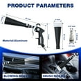 thumbnail image 3 of Furnhome Tornadoe Dry Cleaning Gun - Detailing Car Cleaning Tool, Interior Dryer Air Blow Gun for Quickly Removing Dirt and Dust. Works with Air (2 Nozzles), 3 of 10