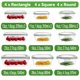 thumbnail image 2 of Contenedores de vidrio para almacenamiento de alimentos HOMBERKING, 12 juegos, gris, 2 of 7