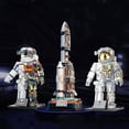 thumbnail image 3 of JAKI Blocks Kids Building Toys DIY Bricks Astronaut Puzzle Space Explore Assembly Rocket Boys Girls Gift Home Decor 8501 9106 9116, 3 of 10