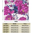 thumbnail image 5 of Yibo Tropical Flowers Blanket Flannel Soft and Comfortable Anti-static Bed Sofa Blanket, 5 of 7
