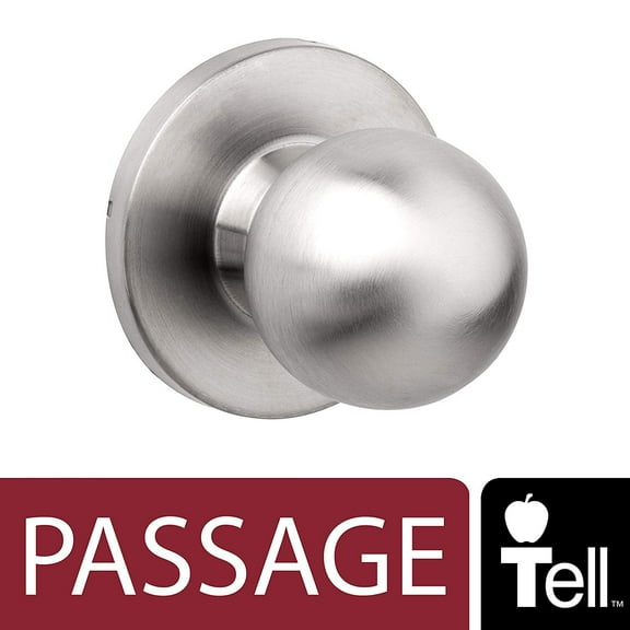 Tell Manufacturing Heavy-Duty Commercial Passage Door Knob KC2300 - Grade 2, UL 3 Hr, 1 Pack
