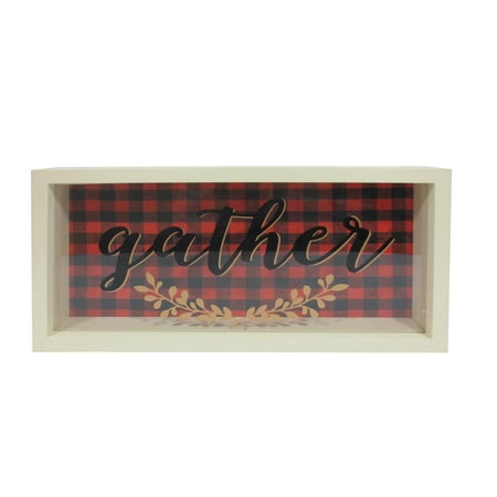 Harvest Wood Block Table Decor Gather