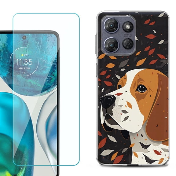 ShockProof Phone Case for Motorola Moto G Power 5G 2026, with Screen Protector, by OneToughShield - Beagle
