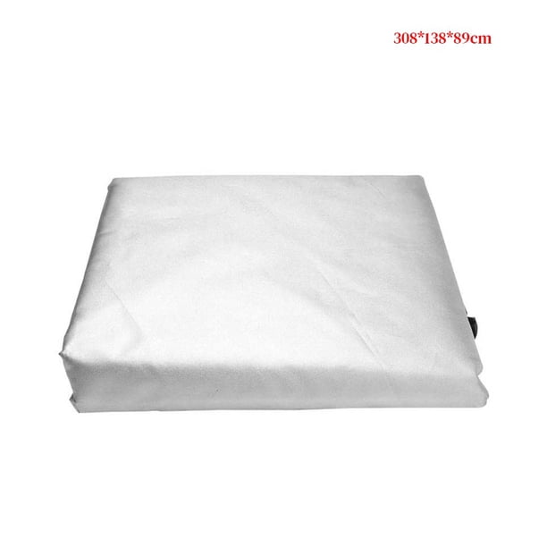 Cubierta de muebles para exterior, interior, mesa, sofá, silla, protector, impermeable, a prueba de rayos UV, a prueba de viento, cubierta antipolvo, 308x138x89cm sidaley HA001768-02