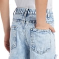 thumbnail image 4 of New Star Patched Wide Leg Jeans For Teen Boys And Girls Sizes 7 13, 4 of 9
