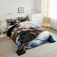thumbnail image 3 of Castle Fairy Cartoon Train Twin Comforter Sets for Preppy Kids,Railway Car Bedding Set, 3 of 8