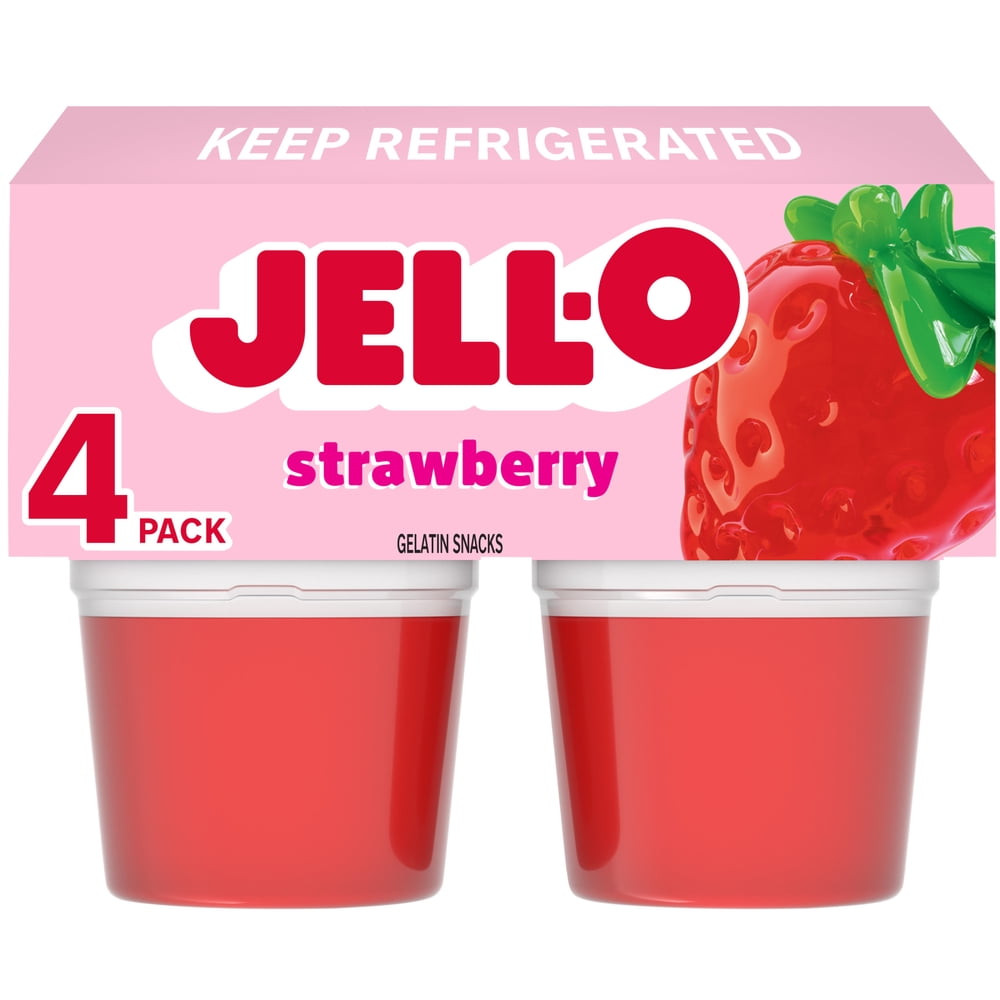 Kraft Heinz Jell-O Strawberry Gelatin package
