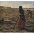 thumbnail image 2 of Jens Vige 21x20 Black Ornate Framed Double Matted Museum Art Print Titled: Women Hope Lyng (1905 - 1906), 2 of 5