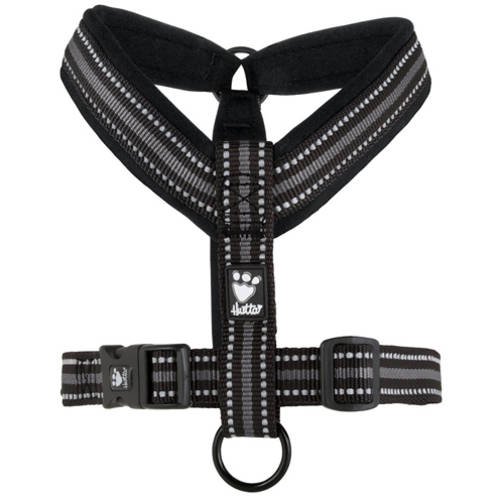 Hurtta Padded Y Harness 2, Raven, 14"