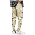 thumbnail image 4 of UVEASISHA Mens Climbing Pants, Fashion Cargo Pants for Men Casual Lightweight Hiking Pants Slim Fit Tapered Cargo Pants with Adjustable Ankle Cuff Deal of The Day, 4 of 9