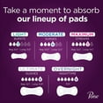 thumbnail image 2 of Poise Incontinence Pads for Women, Regular Length Ultimate Absorbency Bladder Leak Pads, Disposable Feminine Protection, 33 Count (Pack of 2), 2 of 9
