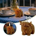 thumbnail image 1 of ERK Easter Decorations Cow Soy Wax Candle Hand Poured Sculptural Animal Farmhouse, 1 of 6