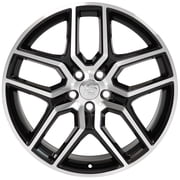 Single(1) OE Wheels FR73 20x9 Gloss Black Machined Rim 5x114.3 44ET