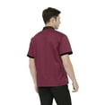 thumbnail image 6 of Toptie Short Sleeve Chef Coat Jacket Red Lightweight Button Chef Uniform, 6 of 7