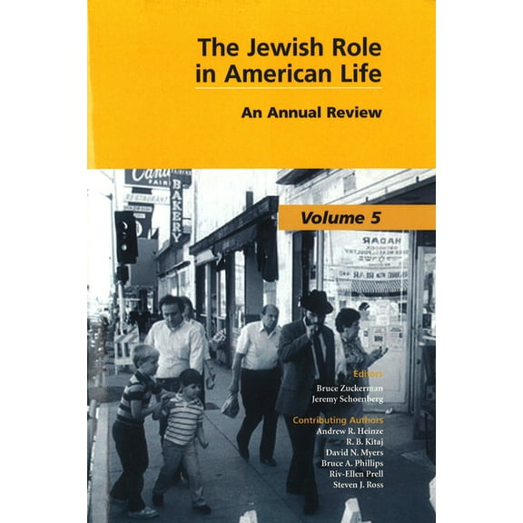 Jewish Role in American Life: An Annual Review: The Jewish Role in American Life (Paperback)