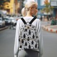 thumbnail image 7 of FORMRS Mini Backpack Purse for Women Quilted Travel Daypack Casual Shoulder Bag, Cartoon Bear Paws Pattern, 7 of 7