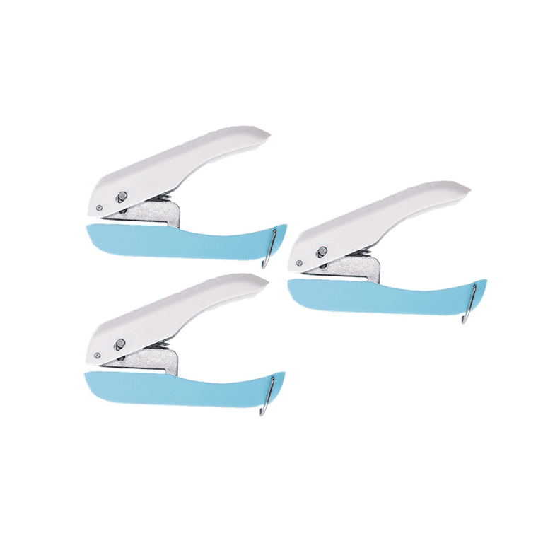 3PCS Paper Hole Punch Shapes, Single Hole Puncher for Crafts,Handheld  Circle/Star/Heart Hole Punch for Tags 