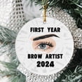 thumbnail image 2 of Brow Artist Christmas, Brow Ornament, Micro Blading, Christmas Decor, Christmas Ornaments, Esthetician, Christmas Keepsake, Microblading Ds9wUn, 2 of 4