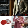 thumbnail image 5 of Unique Bargains 10pcs 48L Fabric Cloth Covered Button 30mm Round Metal Shank Sewing Buttons for Suits Dress Blouses, Red, 5 of 5