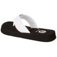 thumbnail image 5 of Yellow Box Women's Soleil Wedge Sandal, White/Silver, Size 6.5, 5 of 6