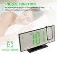 thumbnail image 7 of ELECTIME Projection Alarm Clock, Digital Clock with 180° Rotatable Projector, Clear LED Display, 7 of 7