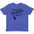 thumbnail image 3 of Inktastic Someone in Delaware Loves Me Youth T-Shirt, 3 of 5
