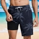 thumbnail image 1 of Ceisia Men's Palm Tree Print Loose Fit Quick Dry Beach Shorts with Inner Lining Multicolor L Gifts, 1 of 6