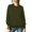 Army Green, variant on Fall Sweaters for Women Casual Long Sleeve Crewneck Pullover Tops Drop Shoulder Loose Knit Blouses Trendy Streetwear Essential Winter Lounge Clothes