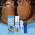 thumbnail image 2 of Suede Cleaner Shoe Cleaner Kit Suede And Abrasive Leather Cleaner For Knitted Boots Leather Canvas 100ML, 2 of 9