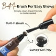 thumbnail image 5 of SACE LADY 24H Lock Eyebrow Gel, Waterproof Brow Gel Brown with Built-in Brush, Long-Lasting Natural Pigmented Eye Makeup for Women 0.2Fl Oz, 5 of 10