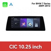 Aotsr Ultra-Thin 10.25 inch Wireless CarPlay+Android Auto Retain Original Car Function Car Radio Stereo Multimedia Receiver for BMW 7 Series 2009-2012 Compatible with Original Car CIC System