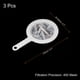 thumbnail image 2 of Uxcell 9"x6" 400 Mesh Food Filter Strainer Kitchen Fine Mesh Sieve Strainers with Handle White 3 Pack, 2 of 6