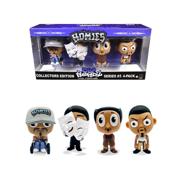 "Homies Big Headz" Series 5 Collector's Edition 4-Pack of Figures by Homies