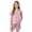 Purple, variant on Ulanda Girls Pajamas Set Soft Silk Satin Pajamas 2 Piece Short Sleeve Sleepwear Gifts for Kids Size 3-16 Years (Purple, 12-18 Months)