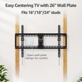 thumbnail image 4 of MOUNTUP Soporte de pared para TV con certificación UL, soporte de montaje inclinable para TV para la mayoría de pantallas planas de 37 a 82 pulgadas/TV curvadas, montaje en pared de perfil bajo, ahorr, 4 of 5