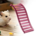 thumbnail image 6 of Kuntesetty Hamster Ladder Anti Slip Habitat Decor for Small Animals Hedgehog Small Pets Violet, 6 of 9