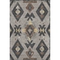 thumbnail image 2 of Addison Rugs Mayfield Premium Machine Washable Transitional Aztec Taupe Rectangle Rug, 3' x 5', 2 of 7